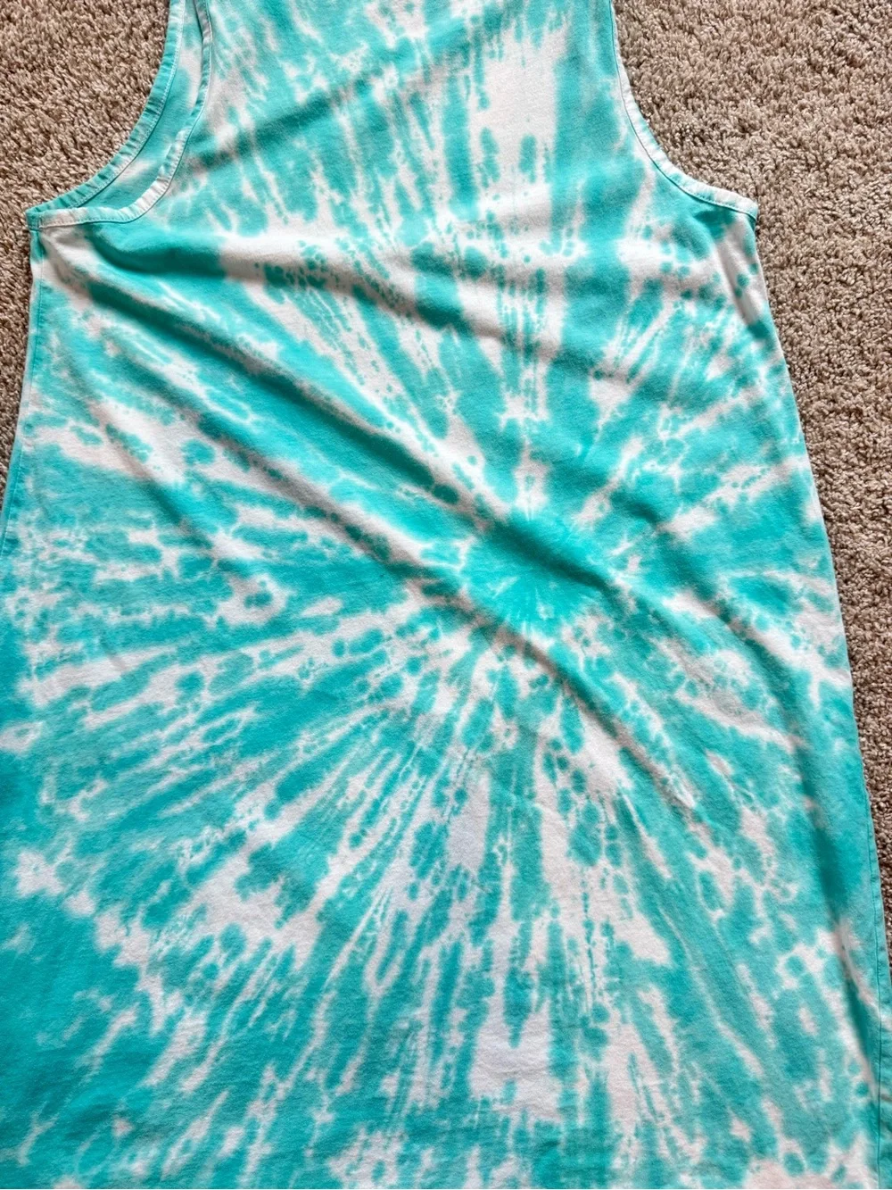 J.Crew Tie Dye Tank Dress Size Small Sleeveless Casual Summer - Picture 7 of 7